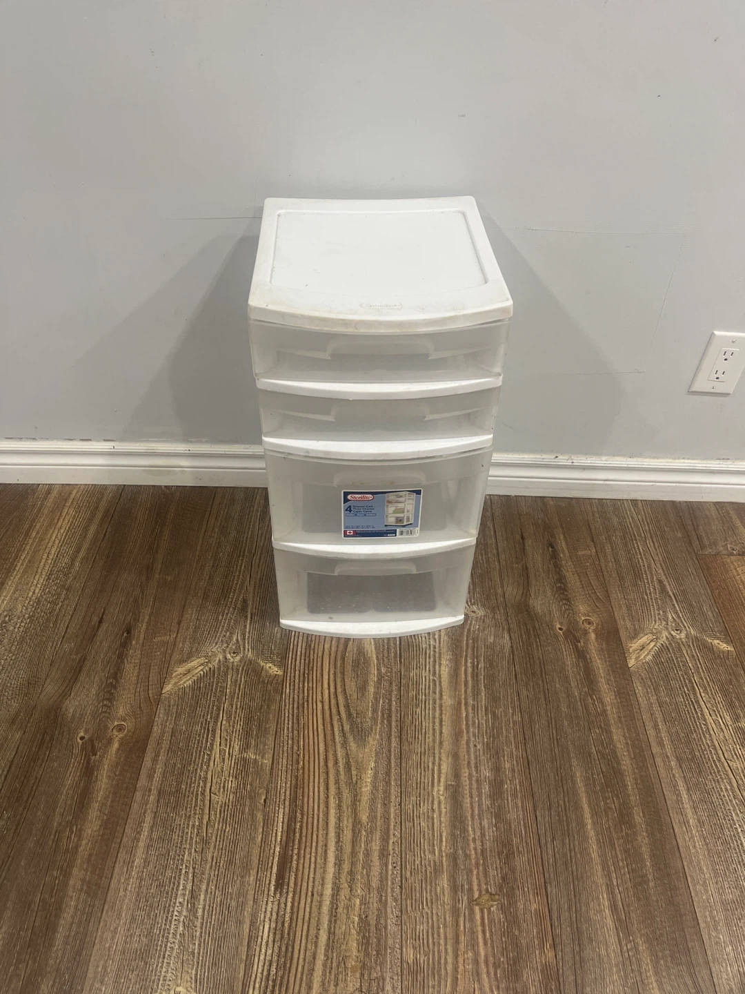 Sterilite 4-Drawer Plastic Cart