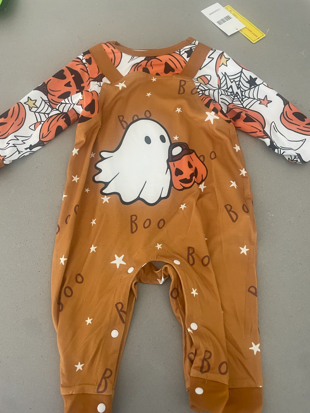 Baby Halloween Ghost Romper