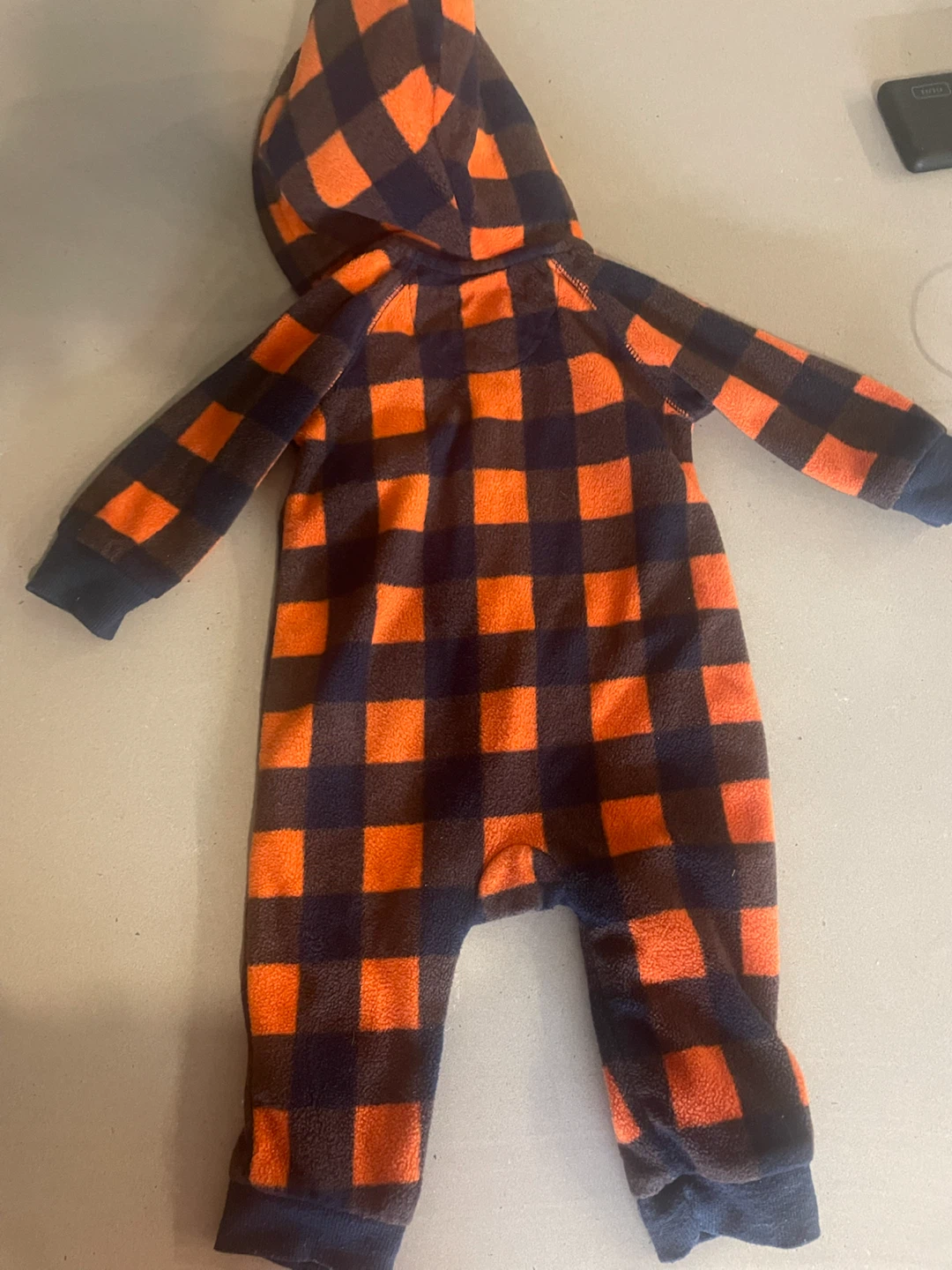 7 For All Mankind baby hooded fleece bunting - photo 2