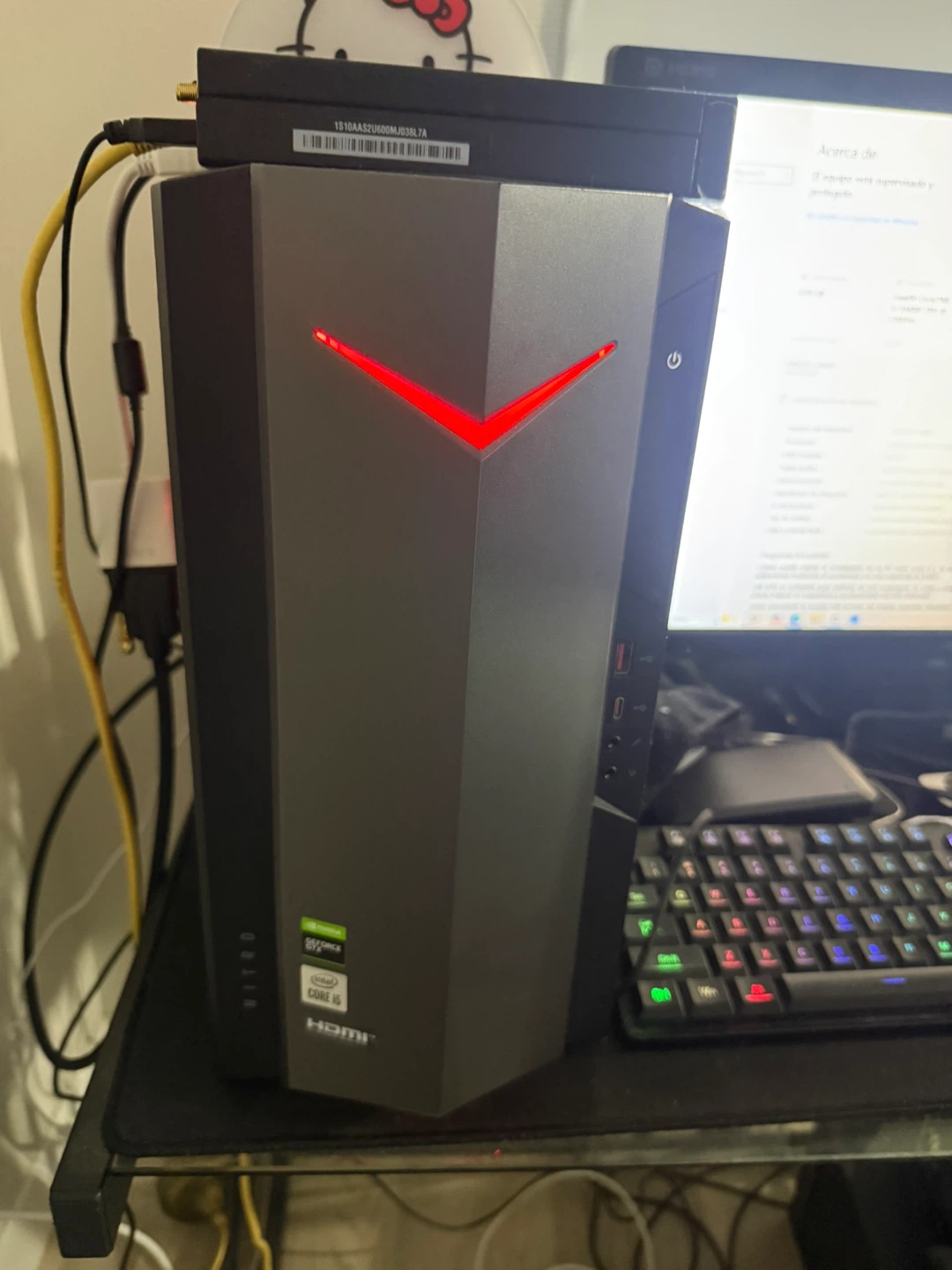 Acer Nitro N50-610 Gaming PC i5-10400F GTX 1650