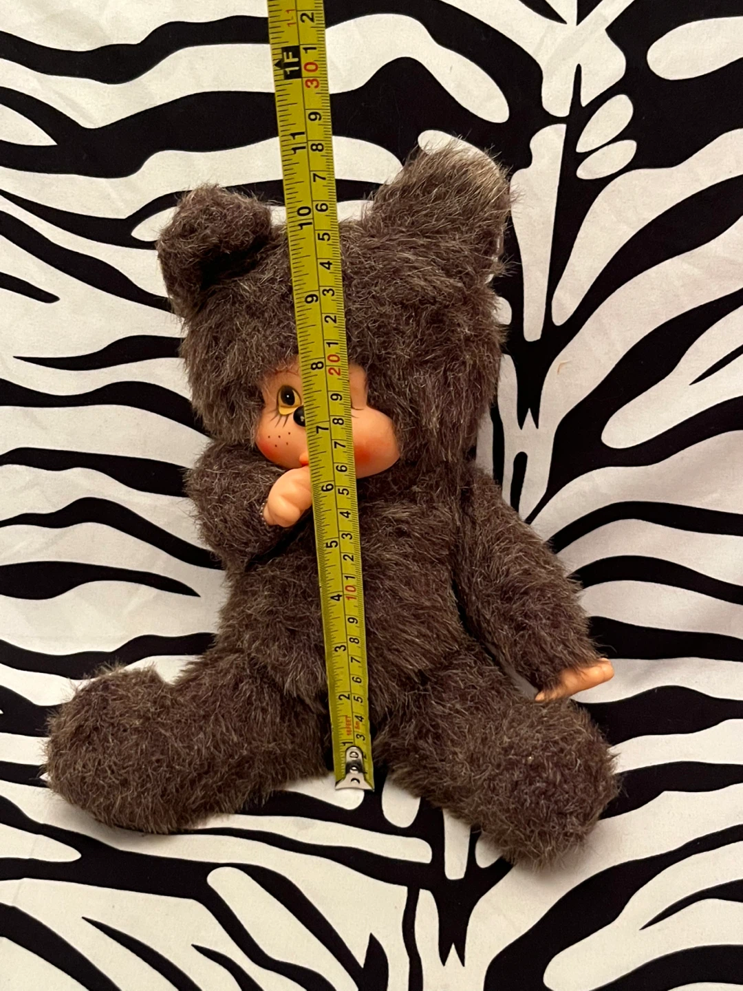 🤎 Vintage Sekiguchi Monchhichi Friends Thumb-Sucking Bear 🤎 - photo 3