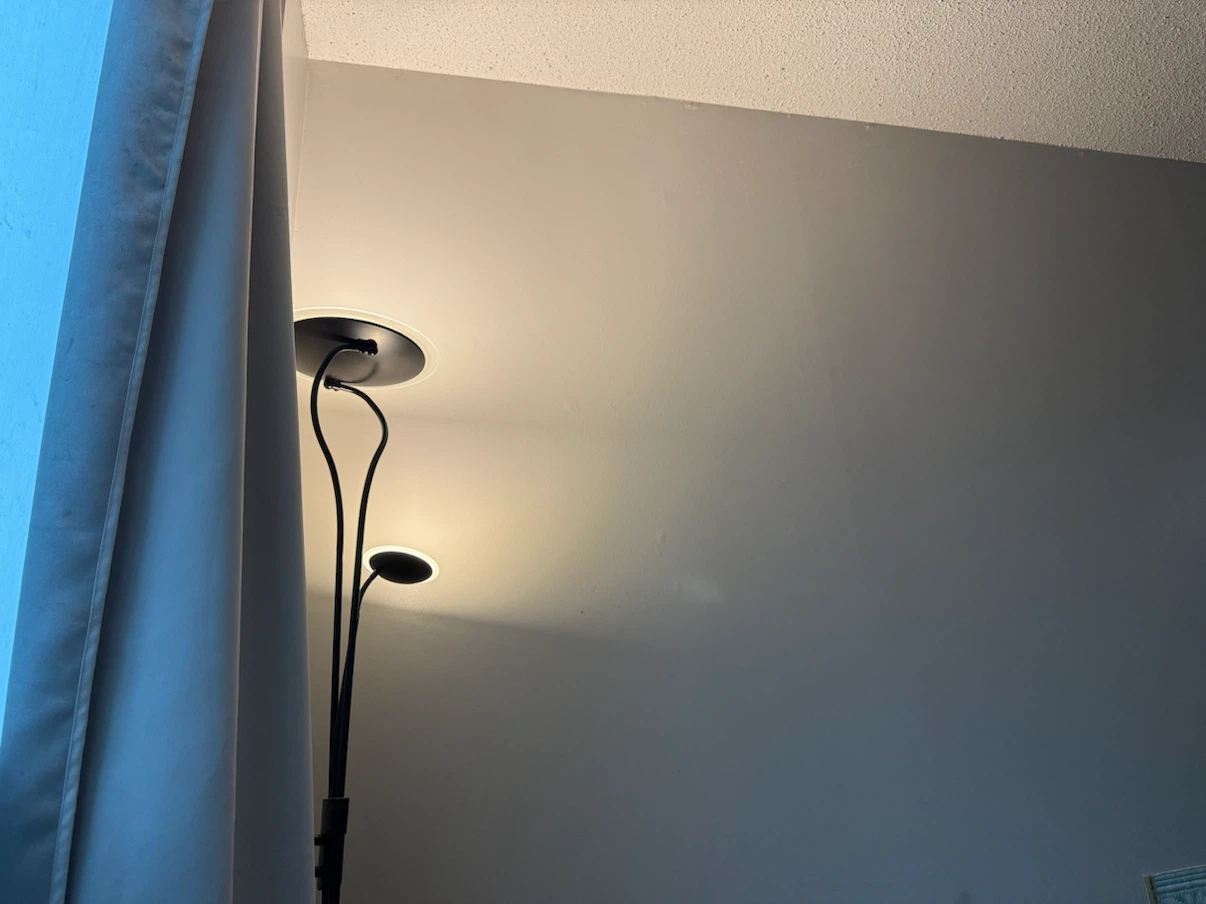 Vintage Black Dual-Head Modern Floor Lamp - photo 2