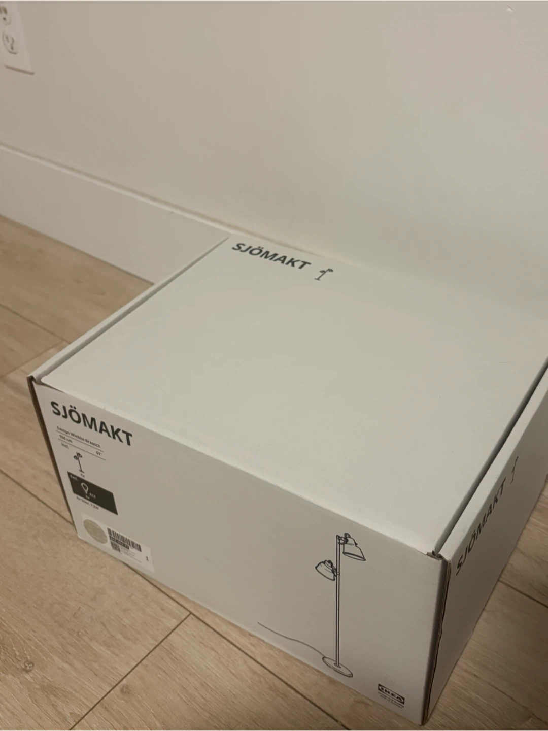 IKEA SJÖMAKT 2-Spot Floor Lamp, Never Used, Bulb Included - photo 2