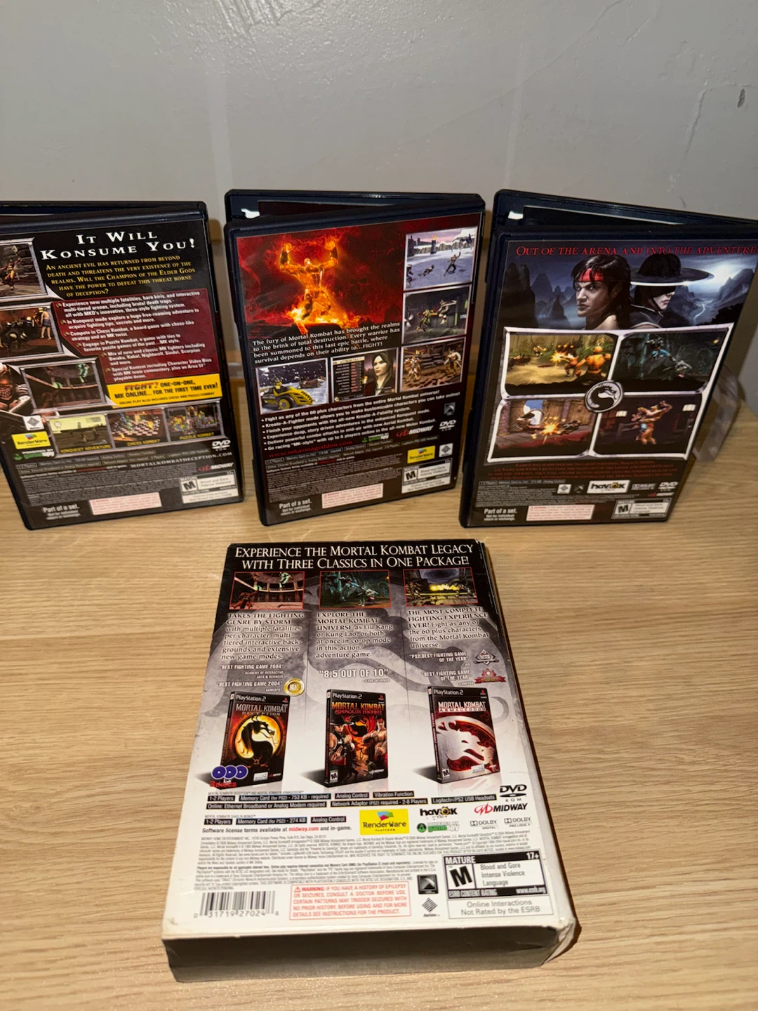 Mortal Kombat Kollection PlayStation 2 Games - photo 2