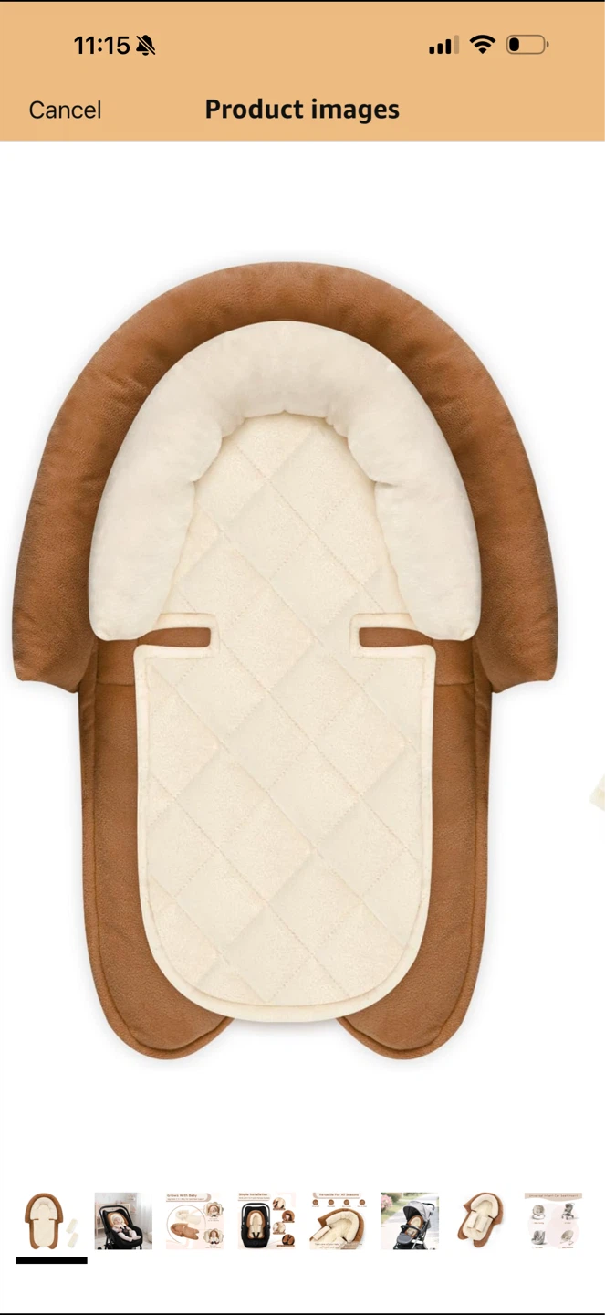 Infant Car Seat Body Support Insert
