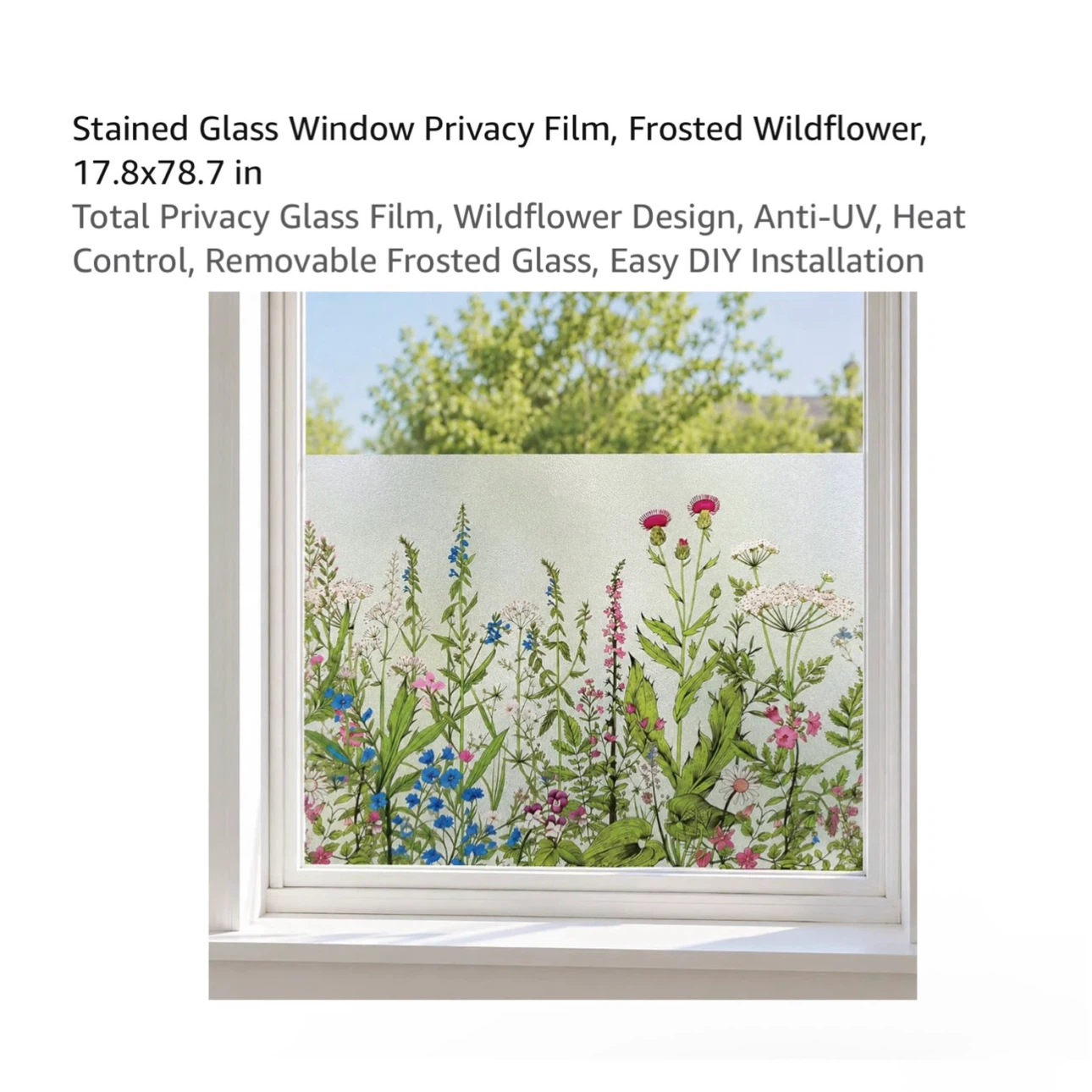 Brand new Stained Glass Window Privacy Film