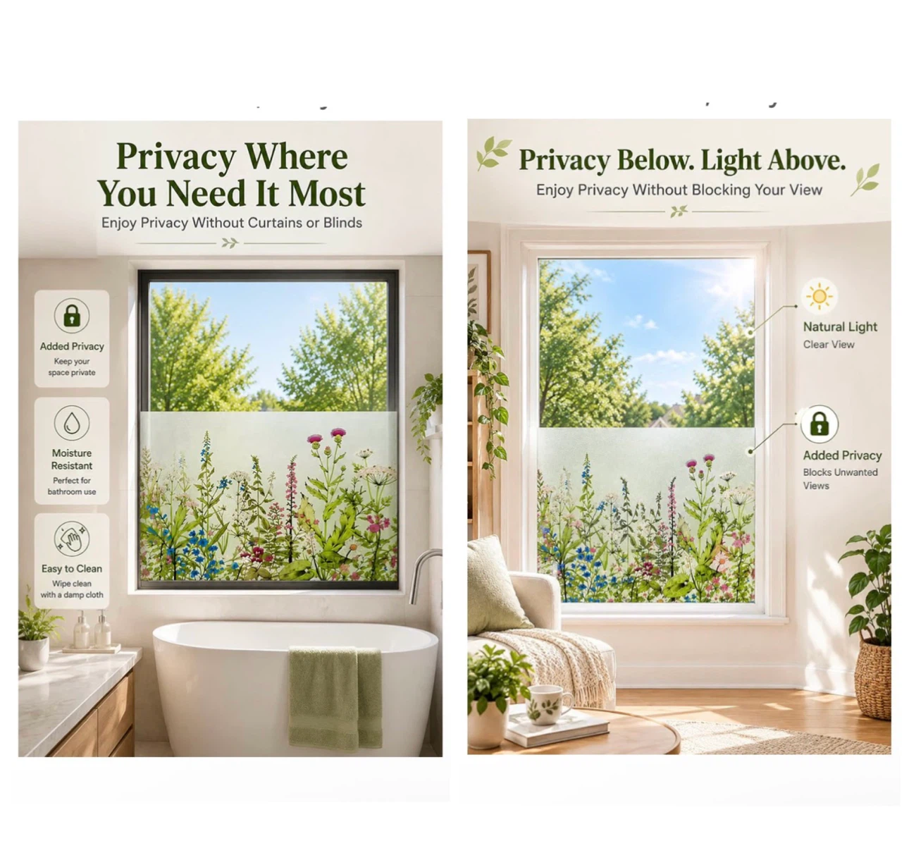 Brand new Stained Glass Window Privacy Film - photo 3