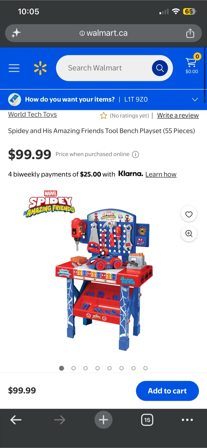 Spiderman tool bench with tools - photo 5