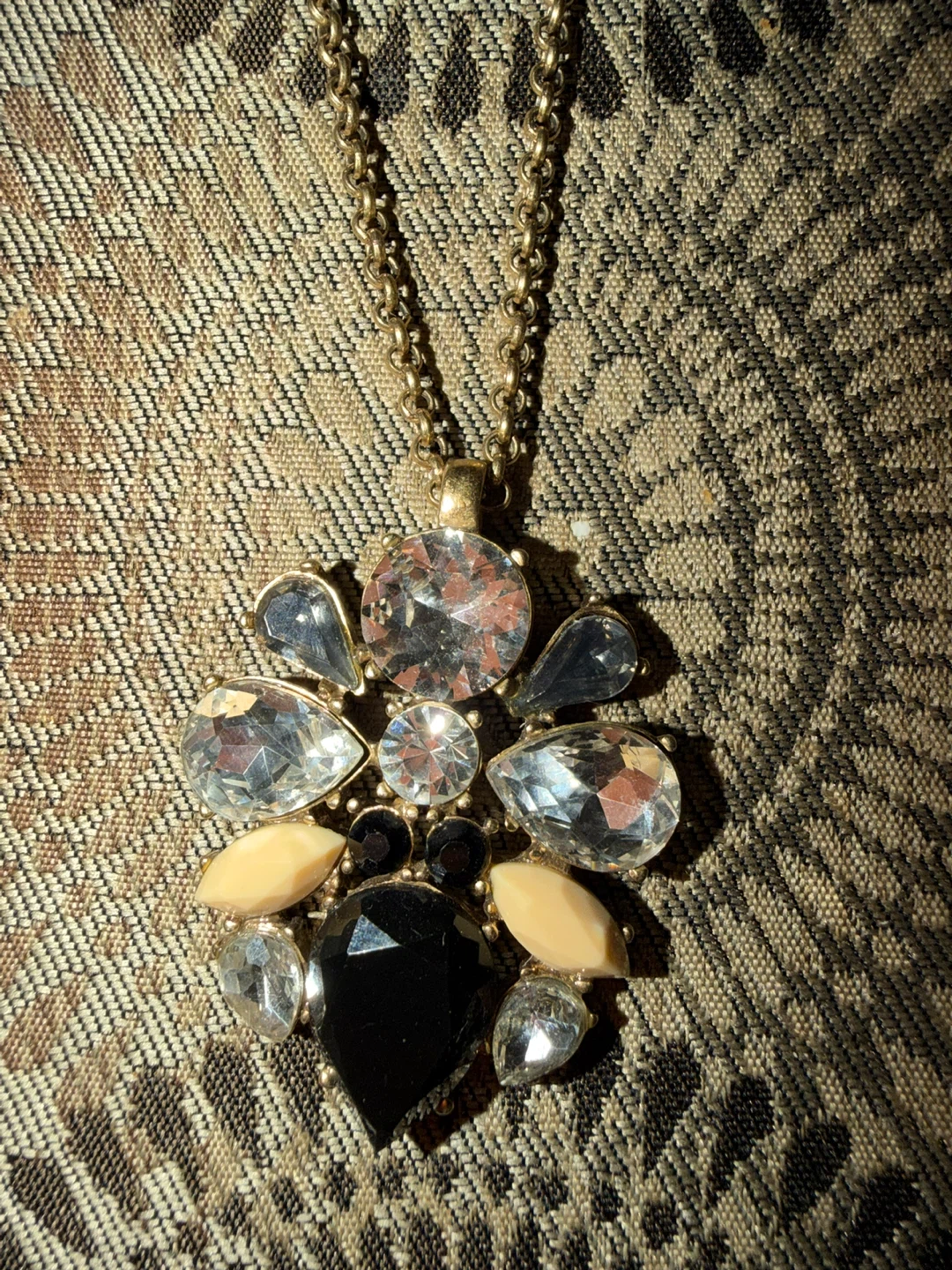 Jcrew brand new Crystal Statement Necklace - photo 2