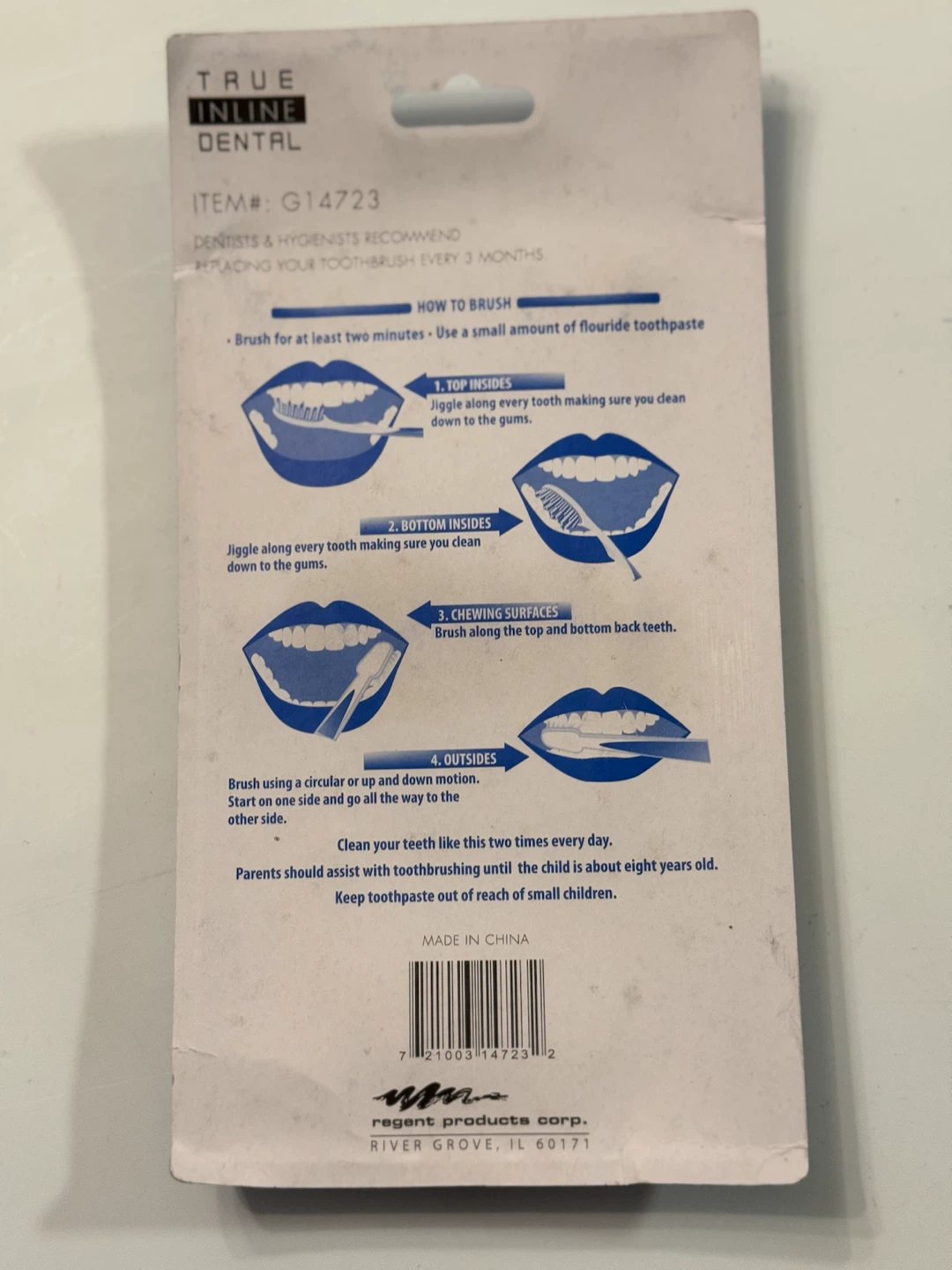 True Inline Dental Massage Toothbrushes 5-Pack - photo 3