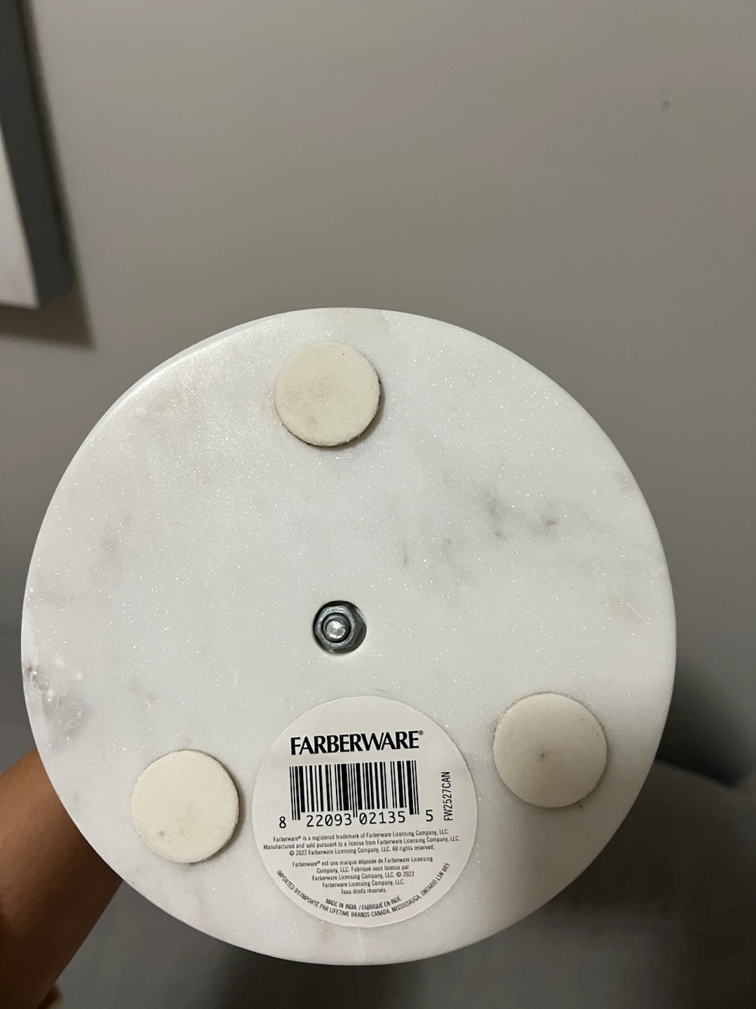 Farberware Marble and Wood Paper Towel Holder - photo 3