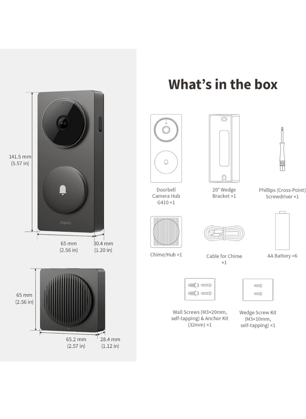 Aqara Doorbell Camera Hub G410 - photo 2