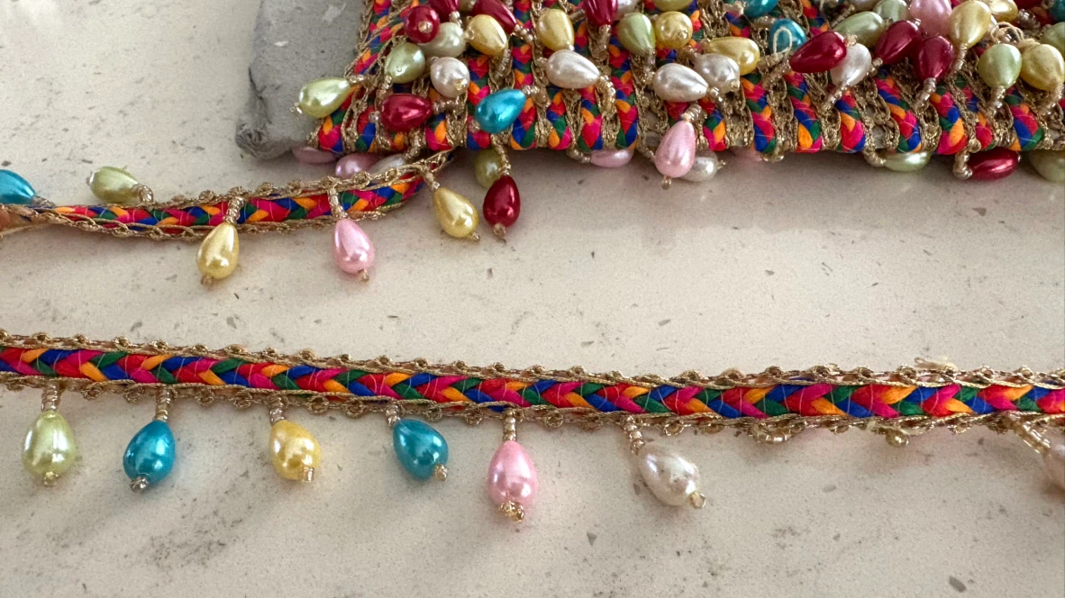 Set of Two Decorative Braided Trims - photo 2
