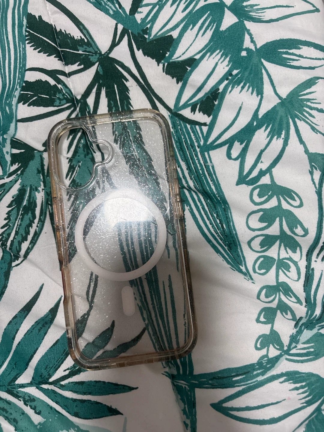 Clear iPhone 16 case  Glitter MagSafe Phone Case - photo 2