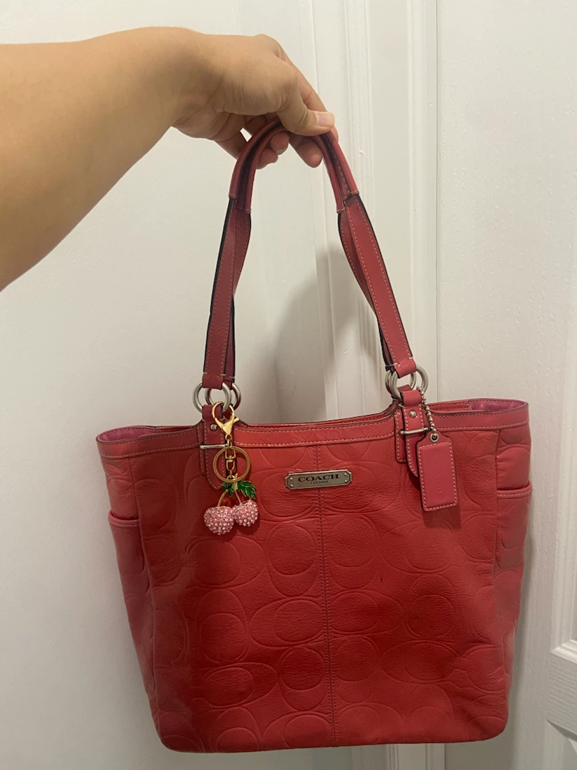 y2k coach patent leather tote bag - photo 2