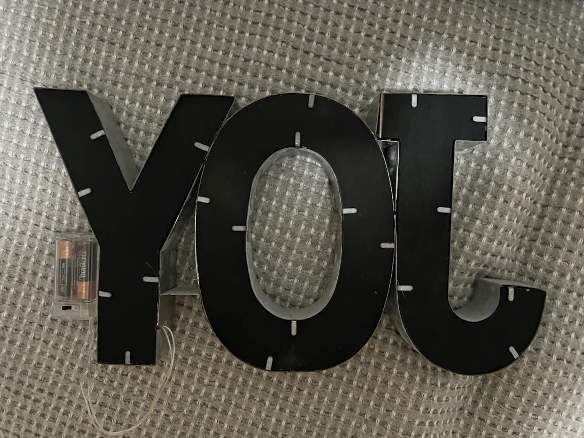 JOY Light-Up Metal Sign - photo 3