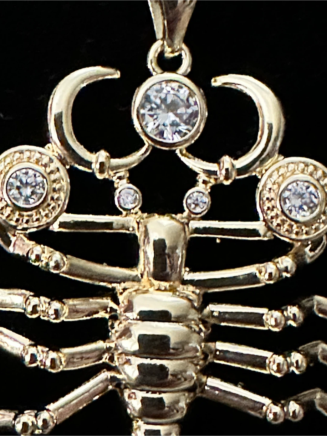 14k laminated Gold-Tone Scorpio Pendant Necklace - photo 3