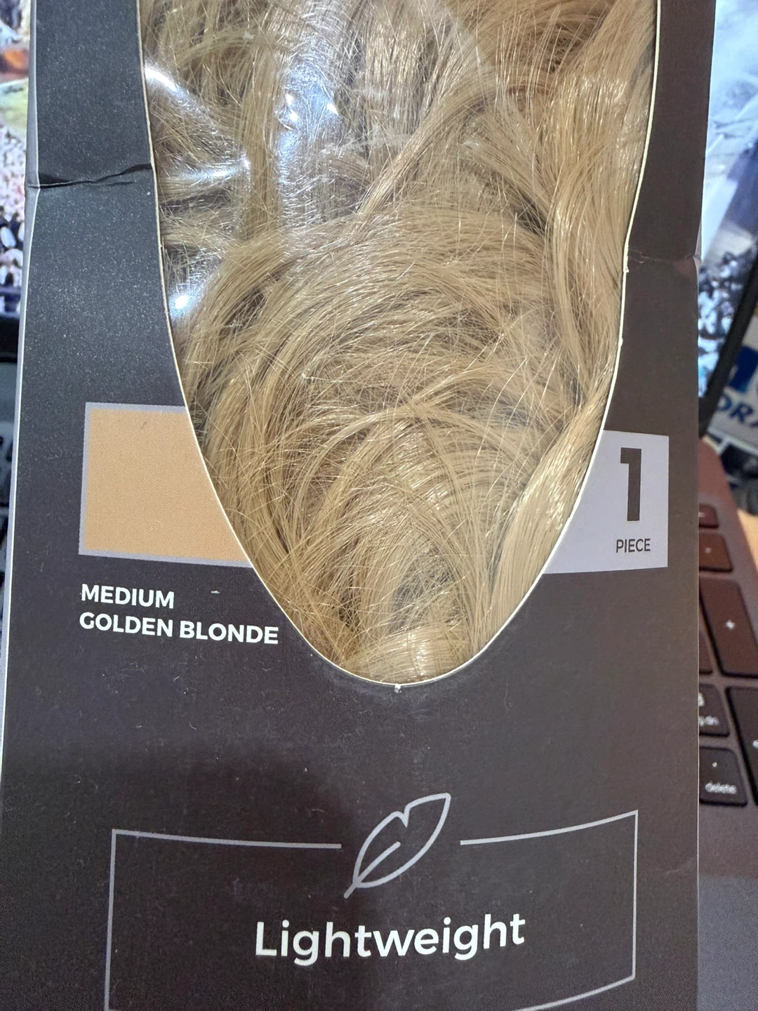 Peplos Messy Bun Hair Extension - Medium Golden Blonde - photo 2
