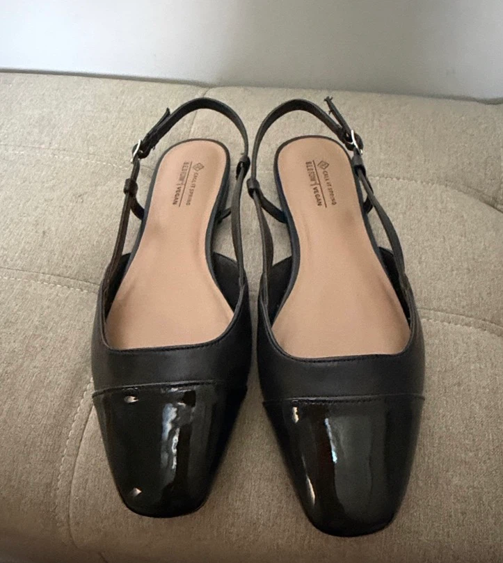 Call It Spring Slingback Flats - Black Size 8 - photo 3