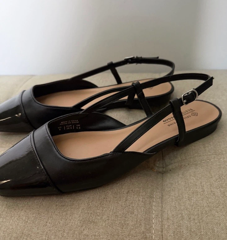 Call It Spring Slingback Flats - Black Size 8 - photo 4