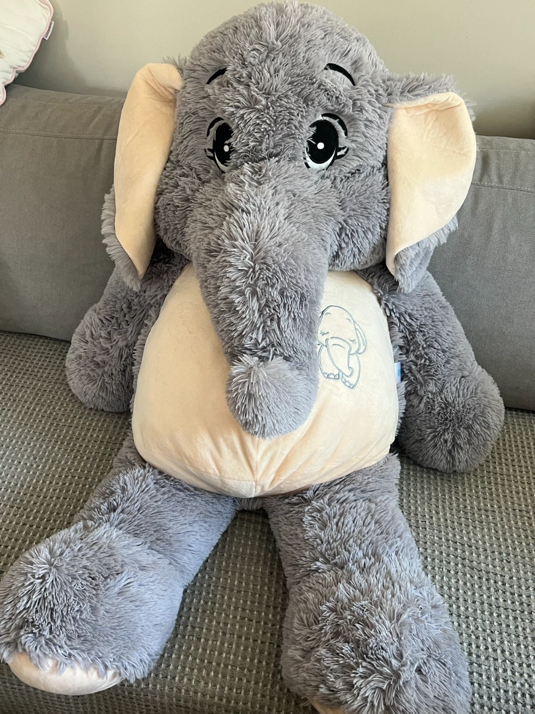 Large Soft Elephant Stuffed Animal