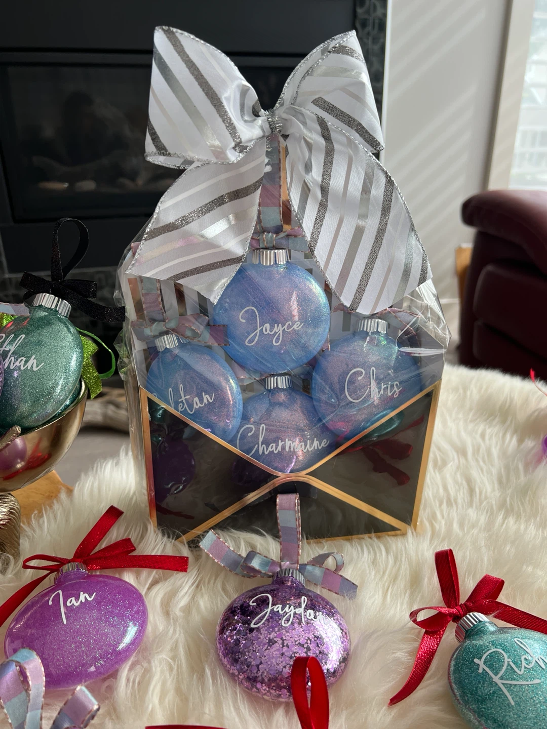 Hand-glittered Christmas Ornament - photo 3