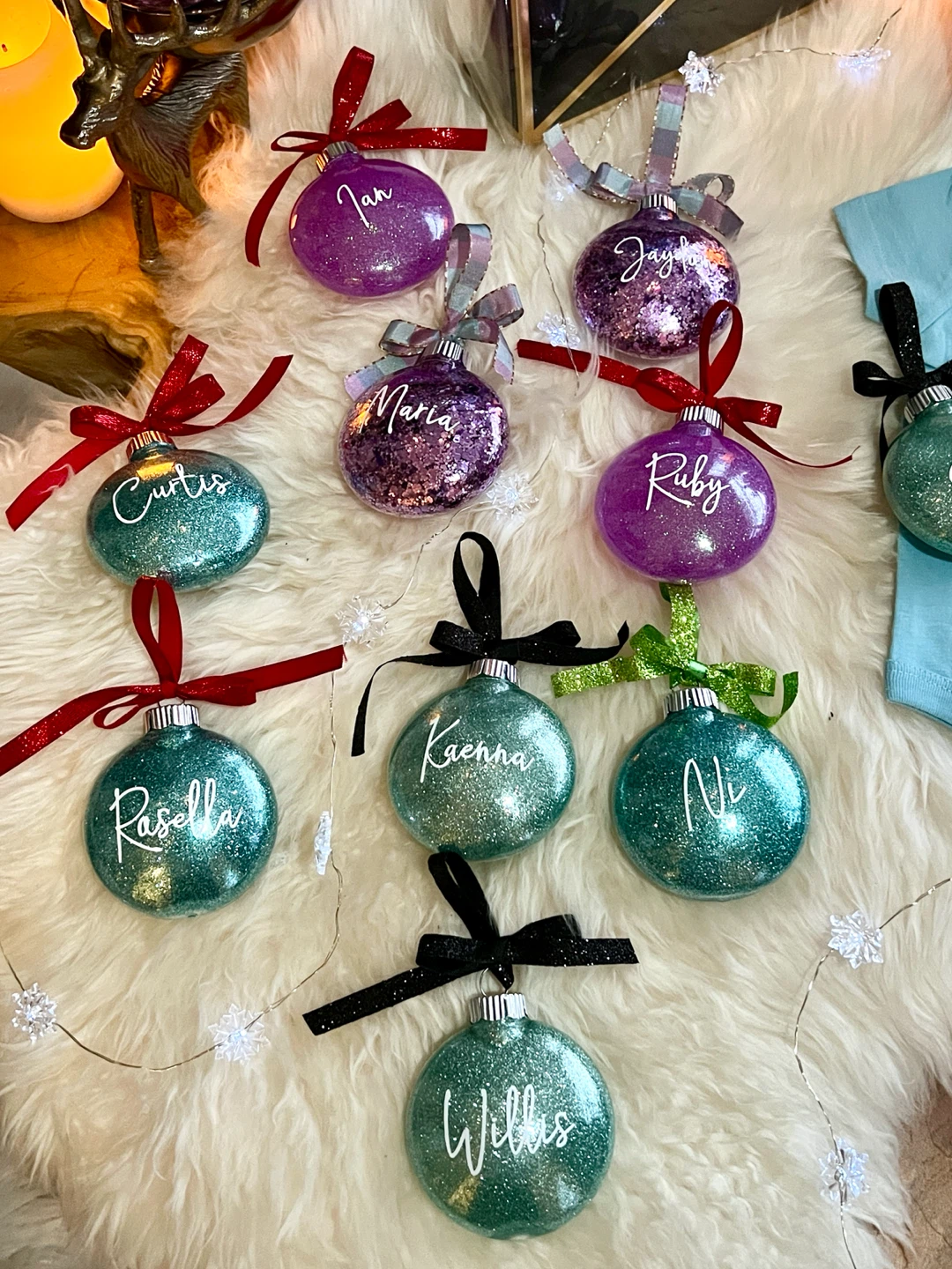 Hand-glittered Christmas Ornament - photo 5