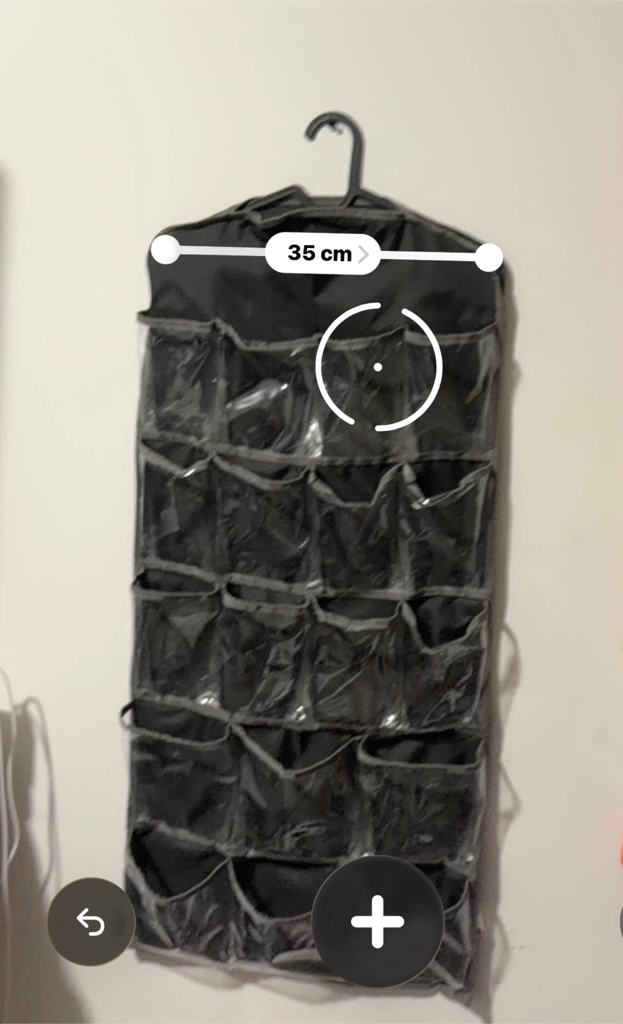 Hanging Closet Organizer with 16 Clear Pockets - photo 2