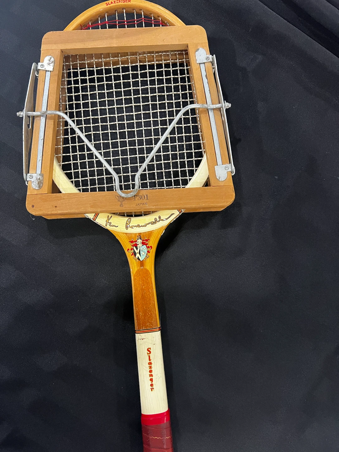 Vintage  Slazenger Ken Rosewall Autograph Tennis Racket
