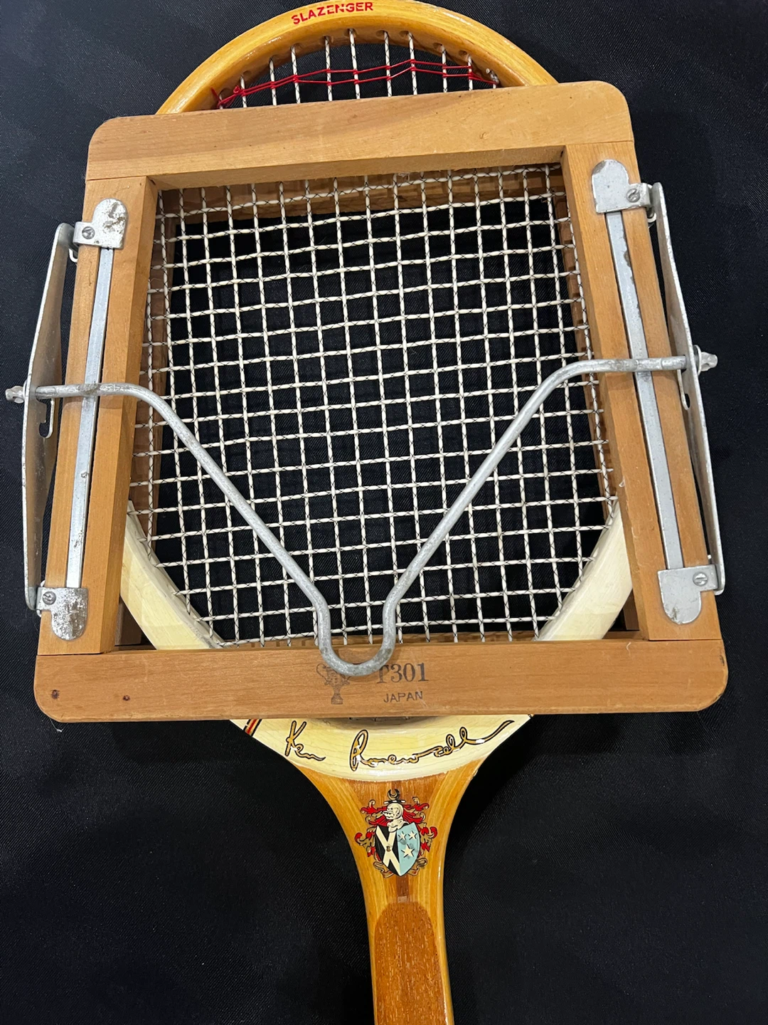 Vintage  Slazenger Ken Rosewall Autograph Tennis Racket - photo 2