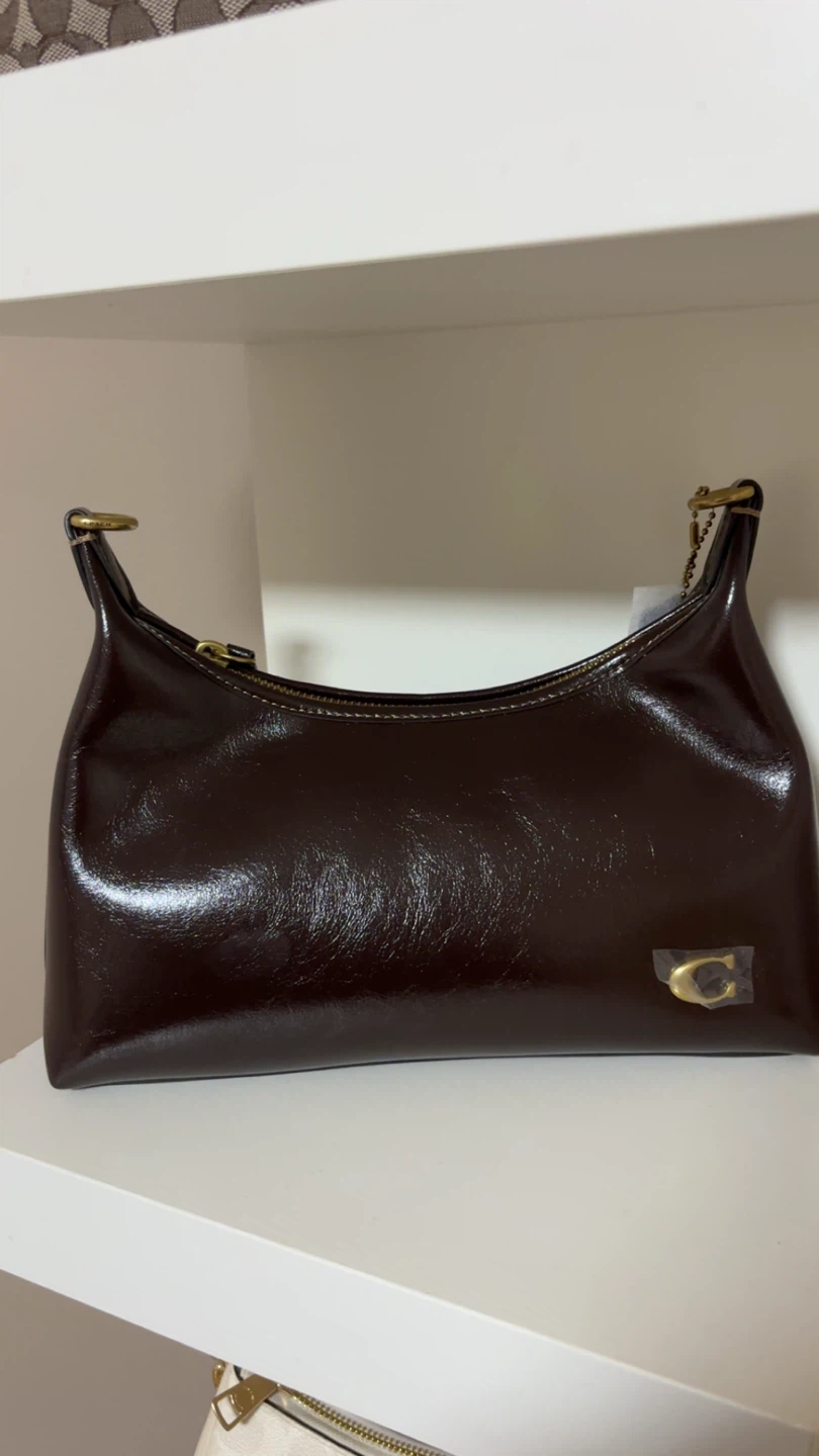 brand new coach juliet bag brown leather - photo 2