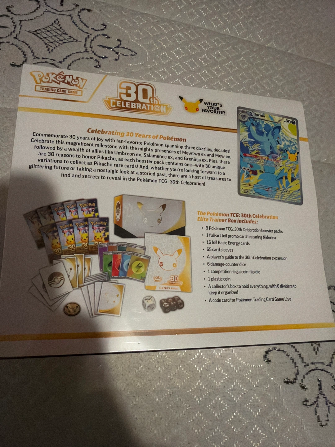 Pokémon TCG: 30th Celebration Elite Trainer Box - photo 3