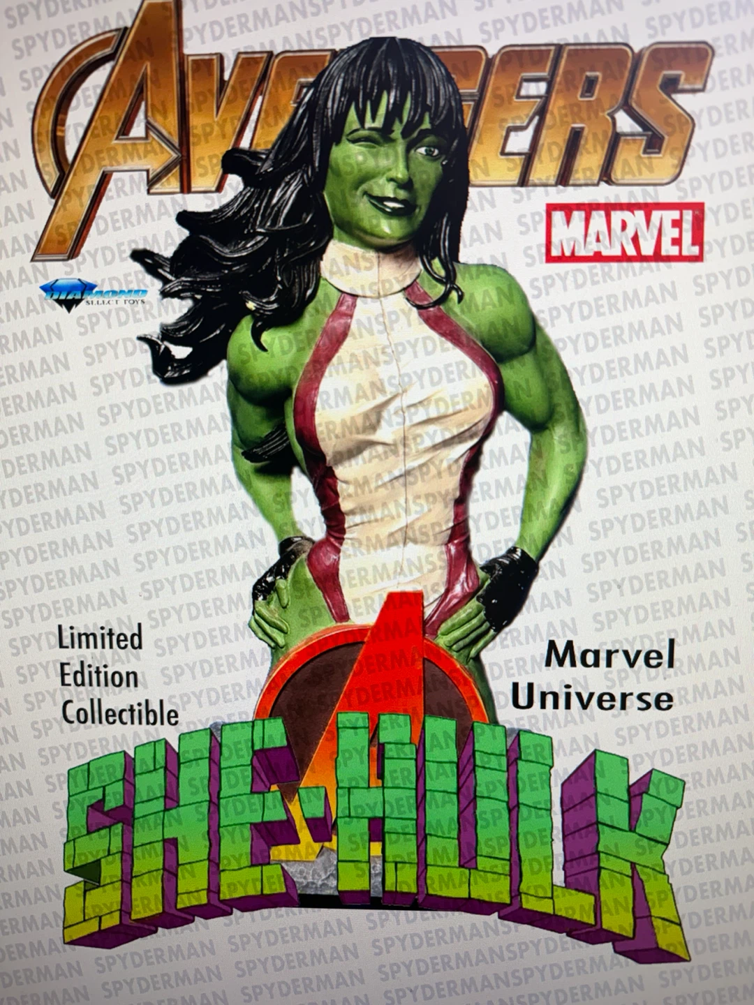 Marvel Universe She-Hulk Diamond Select Toys Bust