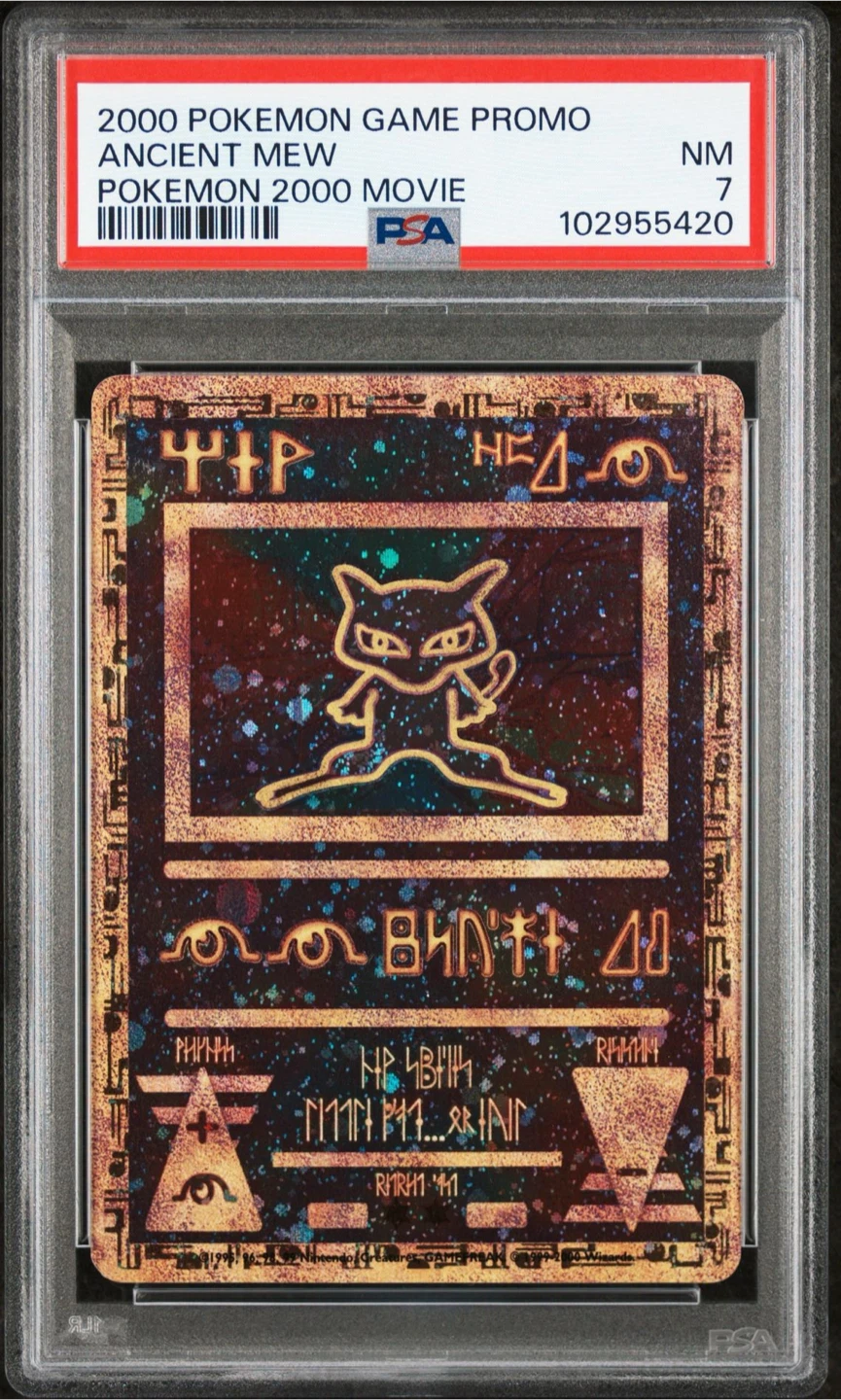 2000 Pokemon Ancient Mew Promo Card PSA 7