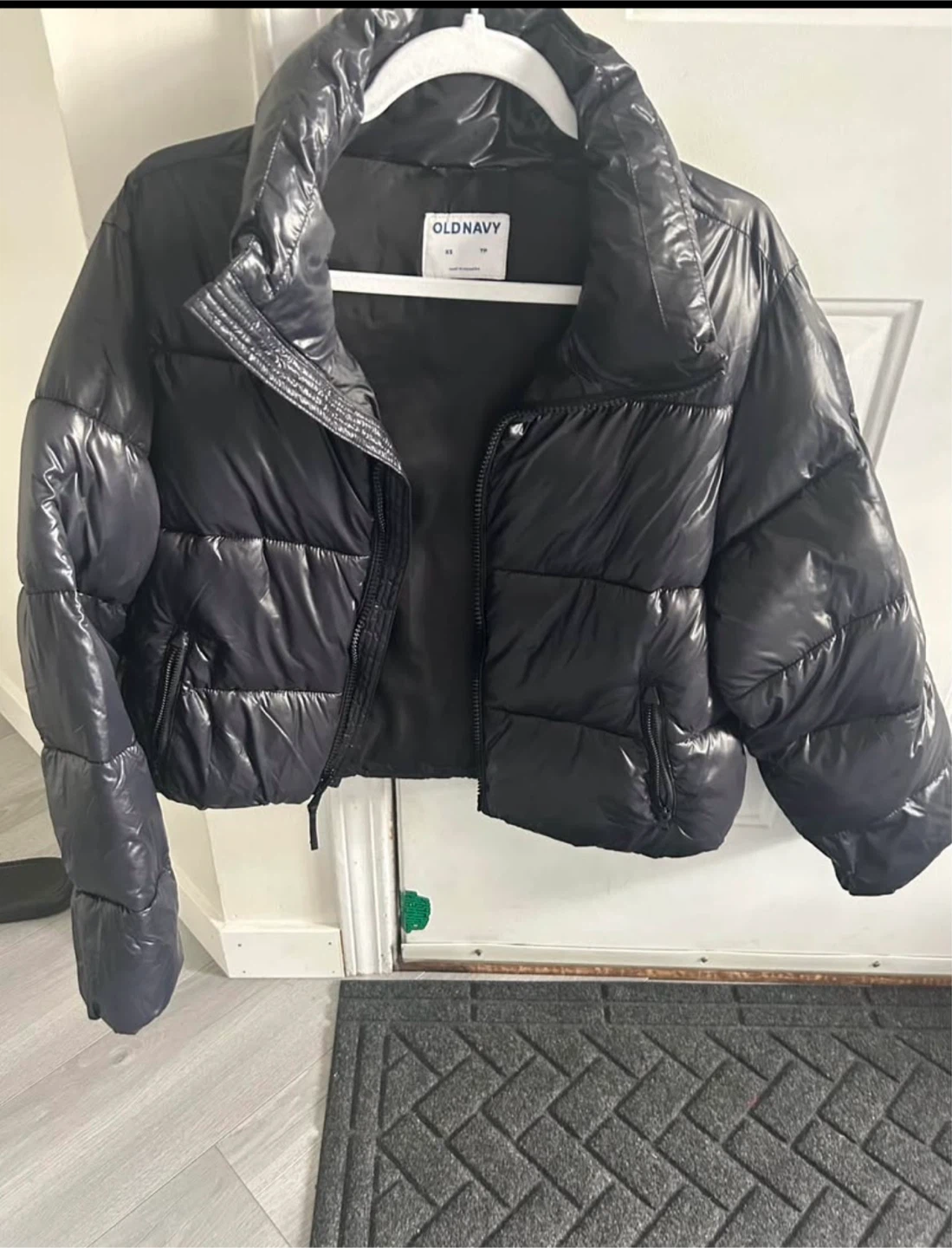 Old Navy black puffer jacket