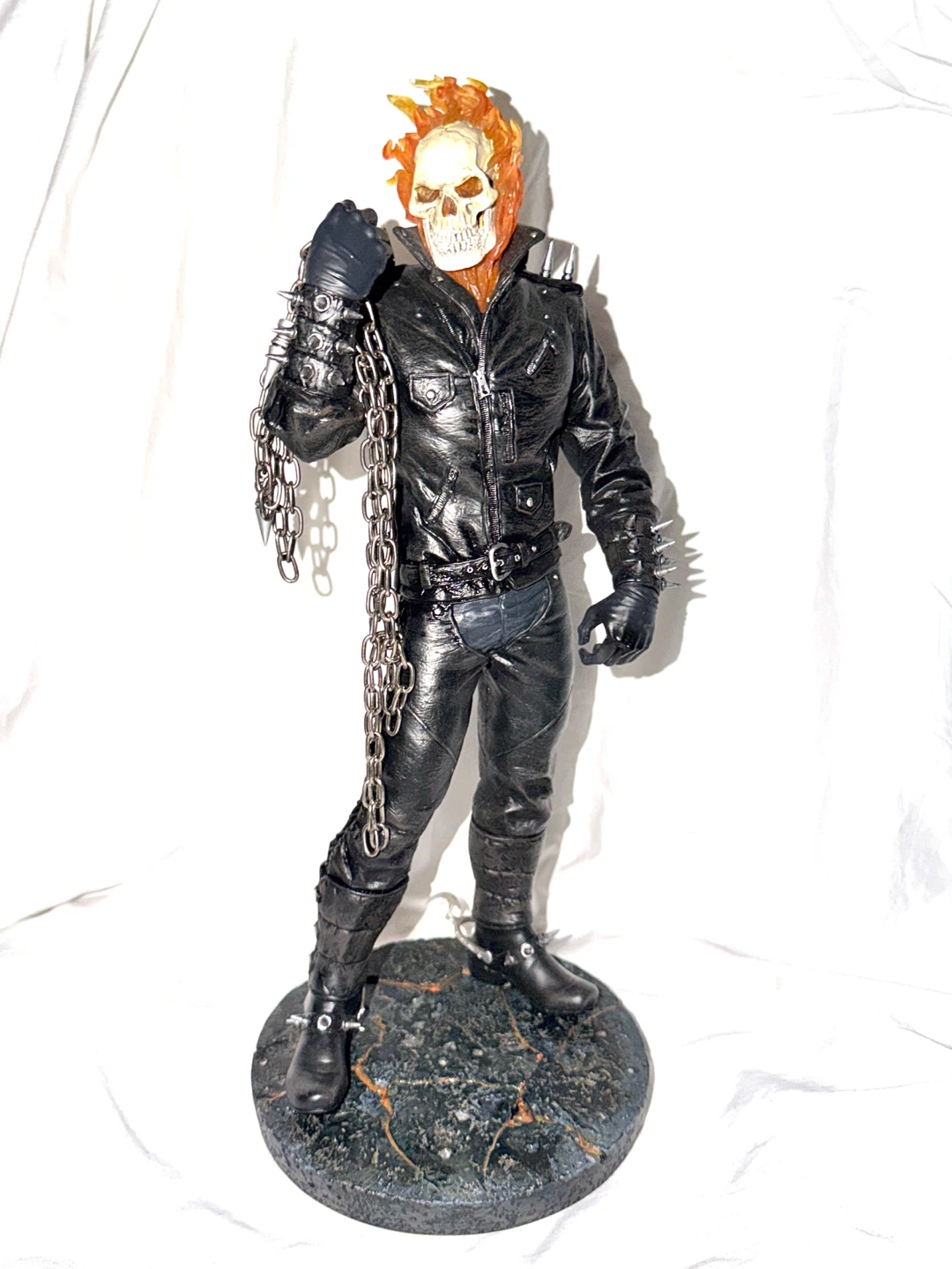 Sideshow Marvel Knights Ghost Rider Maquette - photo 2