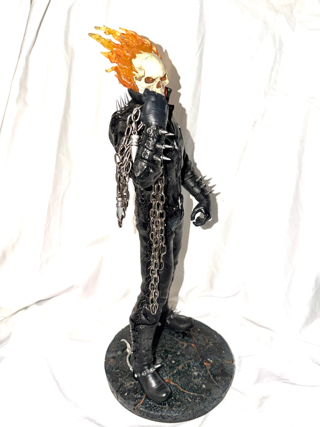 Sideshow Marvel Knights Ghost Rider Maquette - photo 4