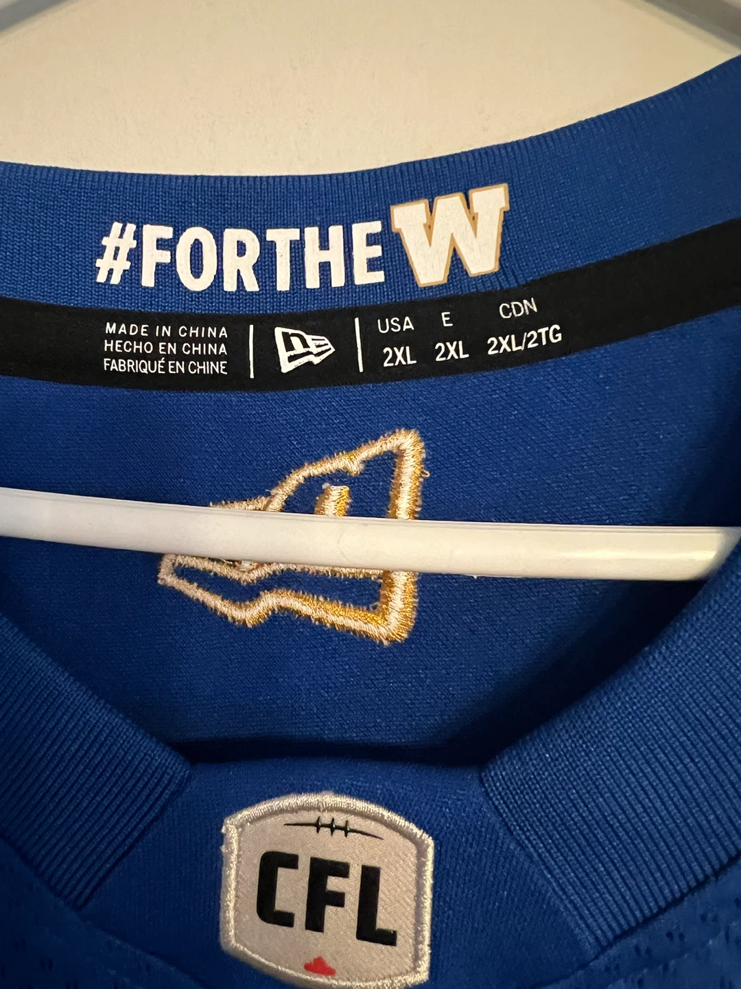 Winnipeg Blue Bombers NWT signed Walby 63 Jersey - photo 3