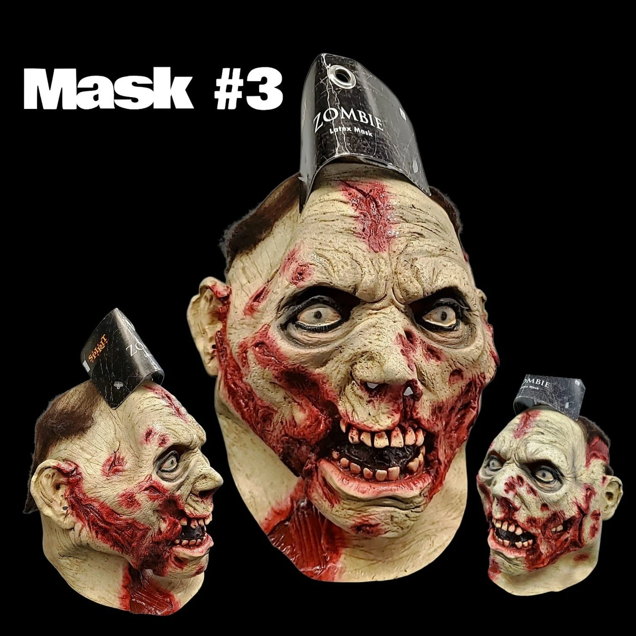 Spirit Halloween Zombie Latex Mask