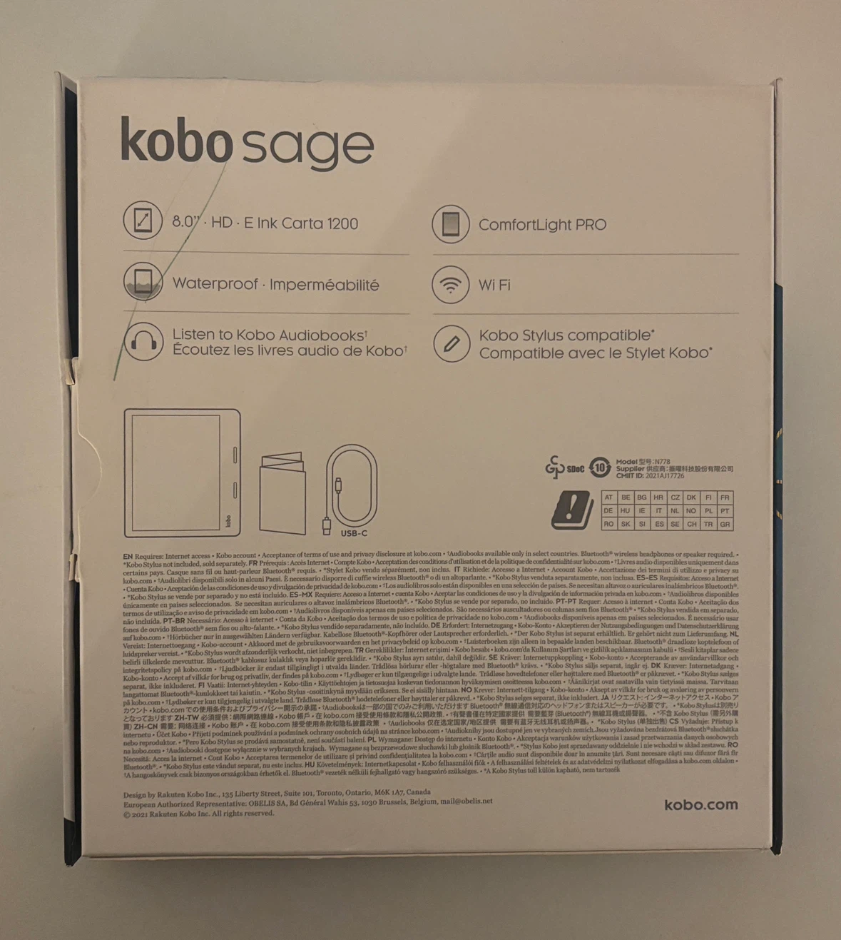 Kobo Sage eReader - photo 2