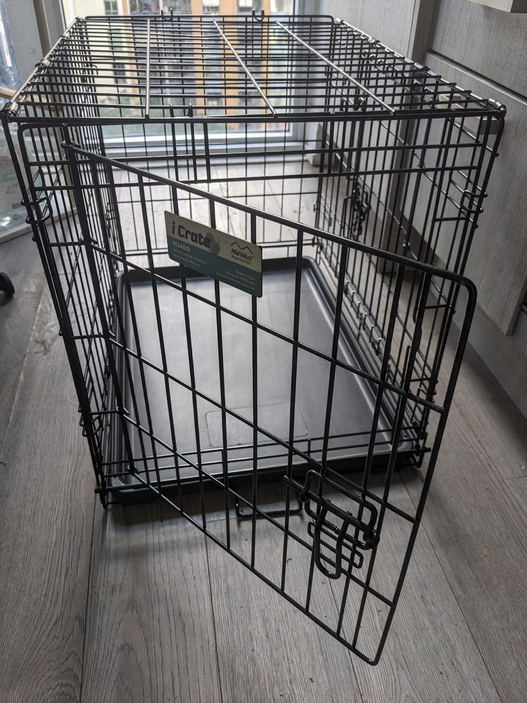 Dog crate - MidWest 24-Inch iCrate Double Door