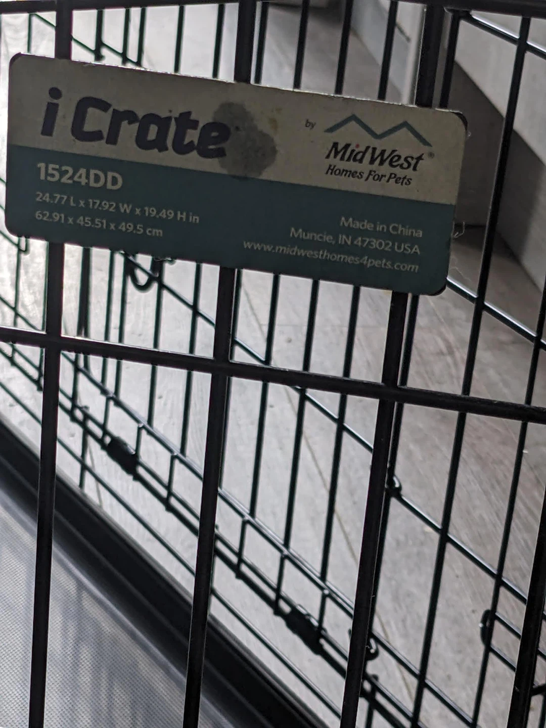 Dog crate - MidWest 24-Inch iCrate Double Door - photo 3