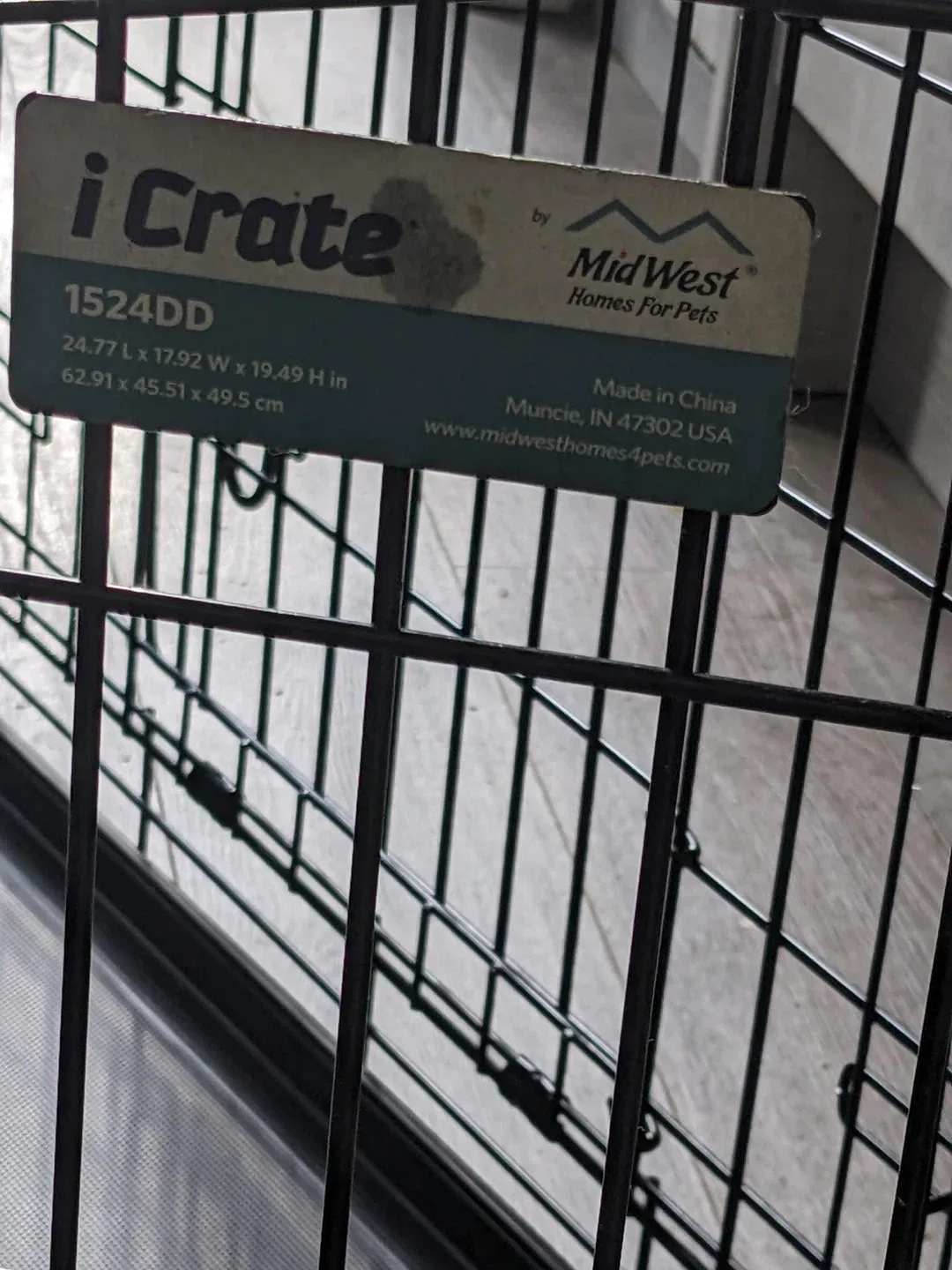 Dog crate - MidWest 24-Inch iCrate Double Door - photo 3