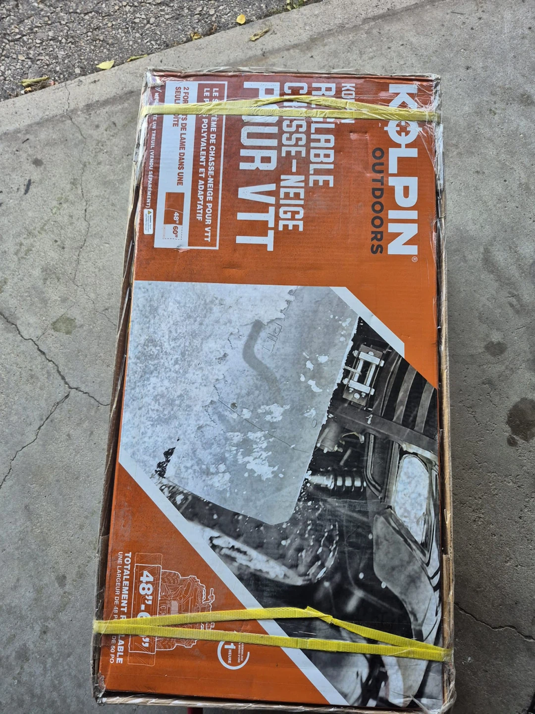 New in Box Kolpin Universal ATV Snow Plow Blade