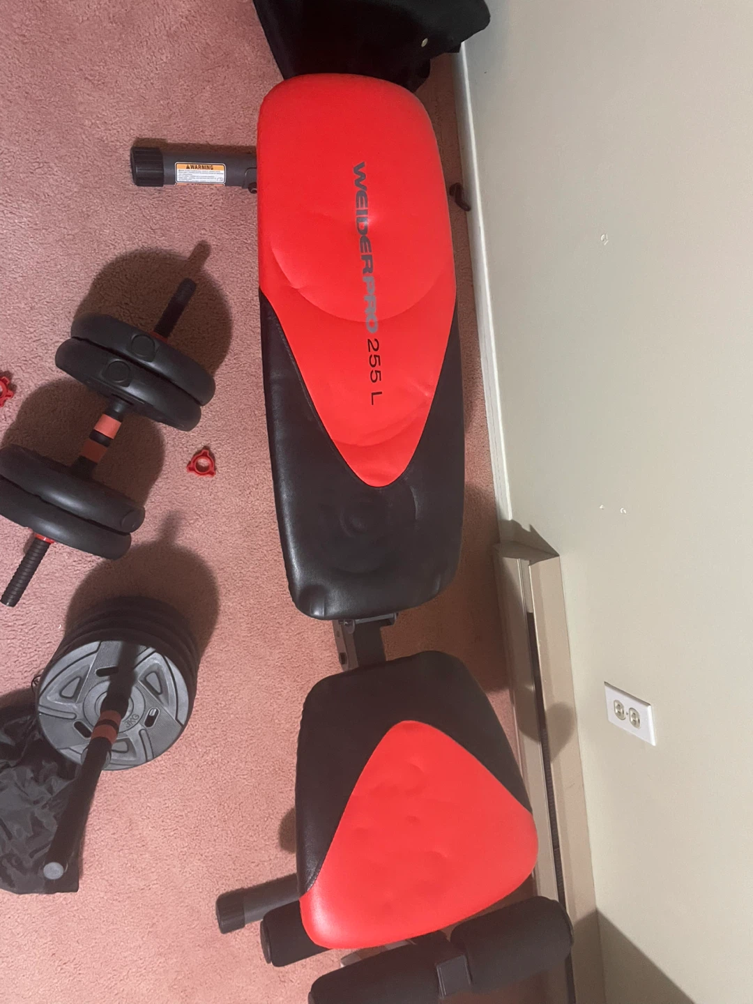Weider Pro 255 L Weight Bench Set - photo 2