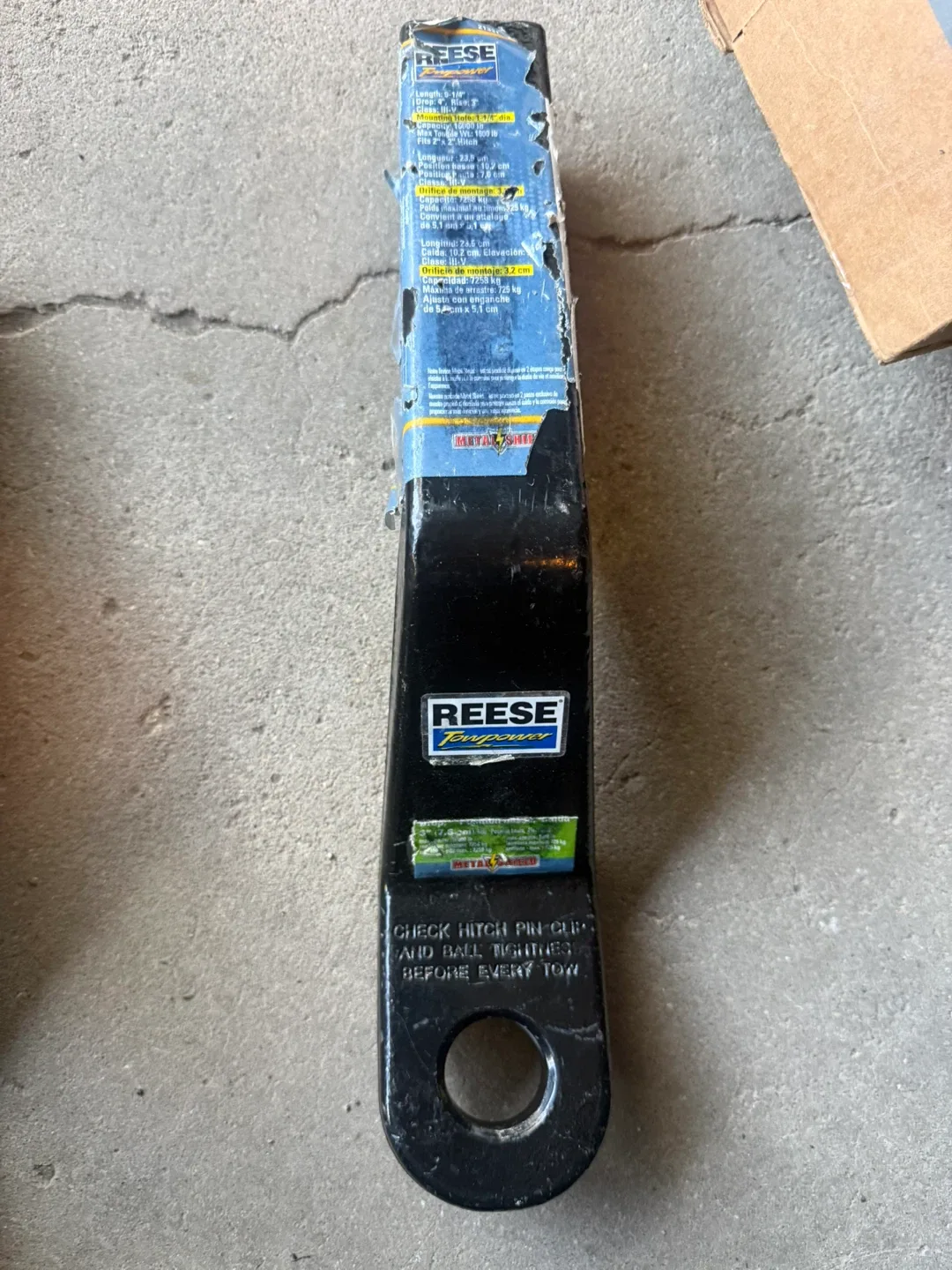 New Reese Towpower Trailer Hitch Ball Mount 16,000 Lbs