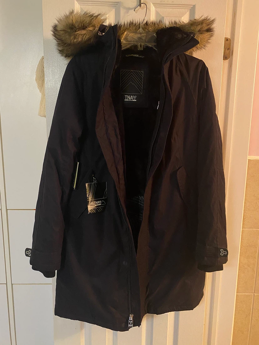 ARITZIA TNA ASPEN PARKA COAT MEDIUM NEW WITH TAGS - photo 4