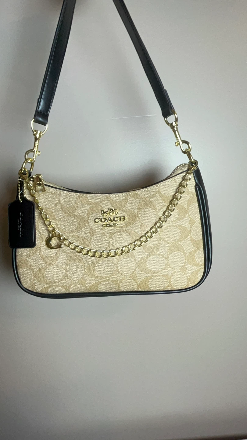 Coach Signature Canvas Shoulder Bag