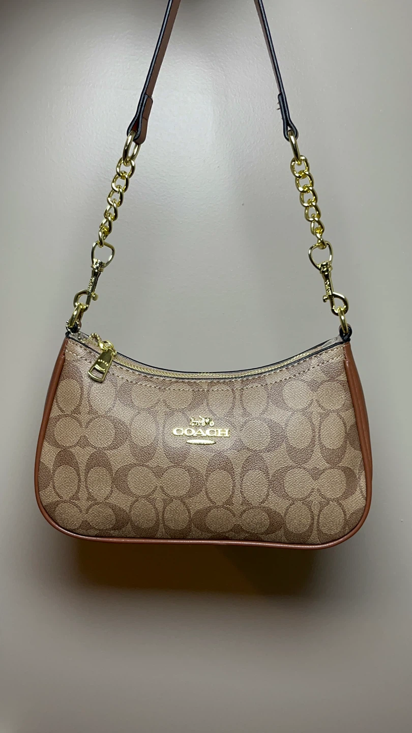 Coach Signature Canvas Shoulder Bag