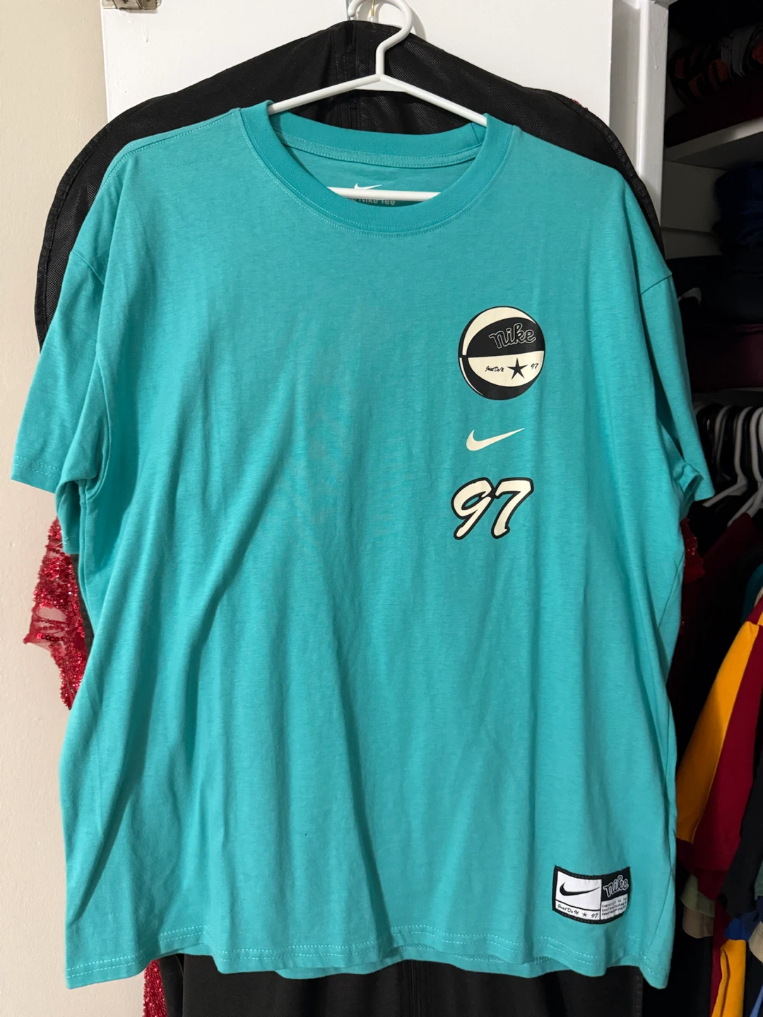 Nike Basketball 97 Graphic T-Shirt Teal XL - photo 3